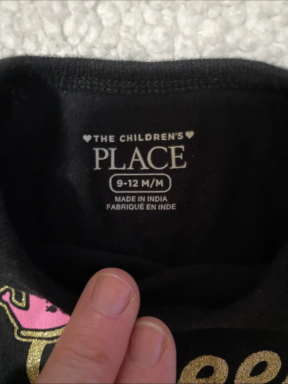 The children’s place girls size 9-12mo queen of daddy’s heart Baby